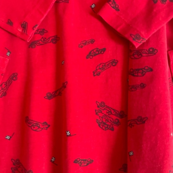 Hanna Andersson Red Race Car Swing Dress Sz 110/ 5 - Picture 3 of 7